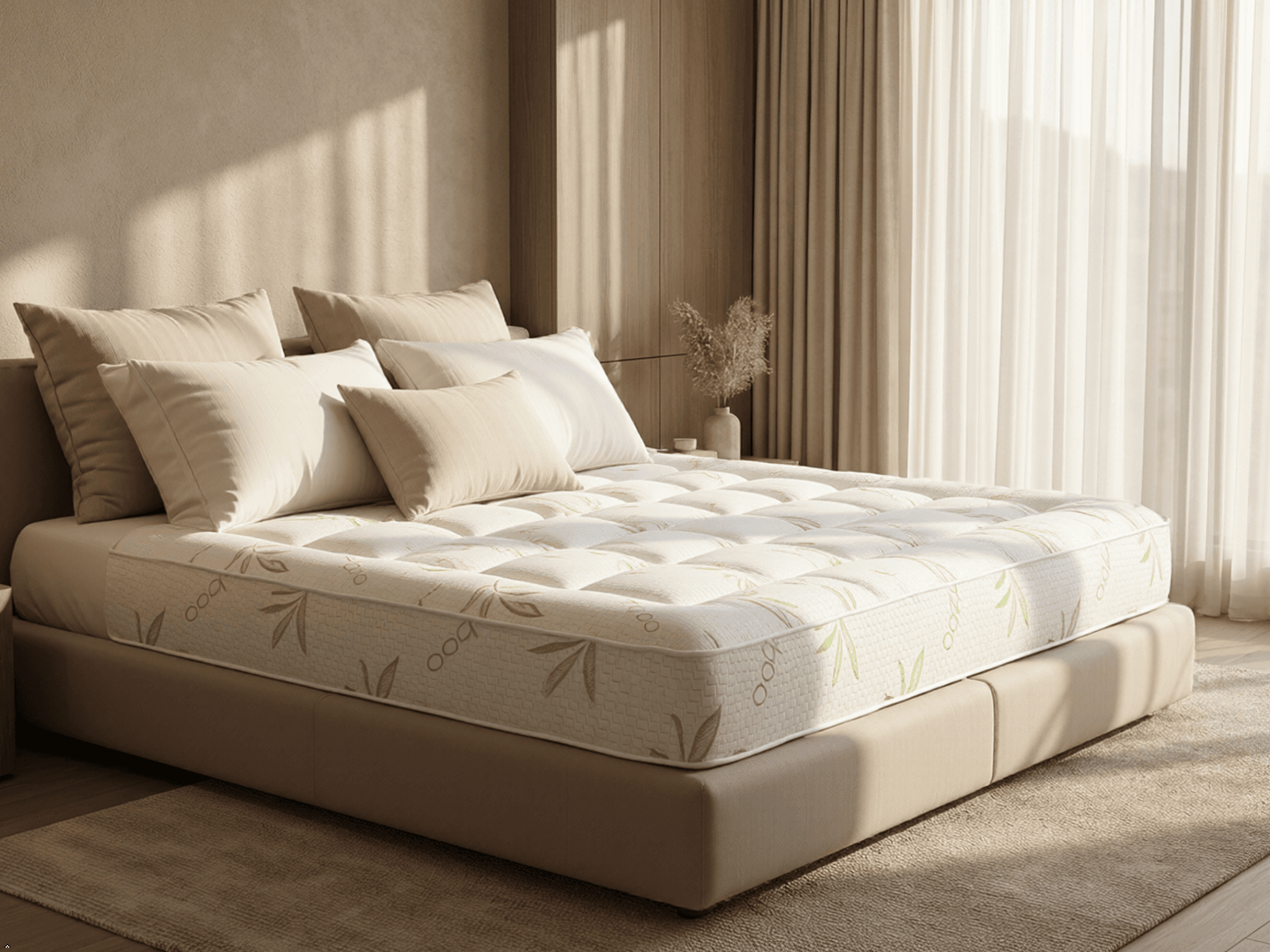 NOVASTILE Ultra Plush Bamboo Pillow Top Mattress Topper, 1000 GSM — Bedding & Home by Novastile — thumbnail 4