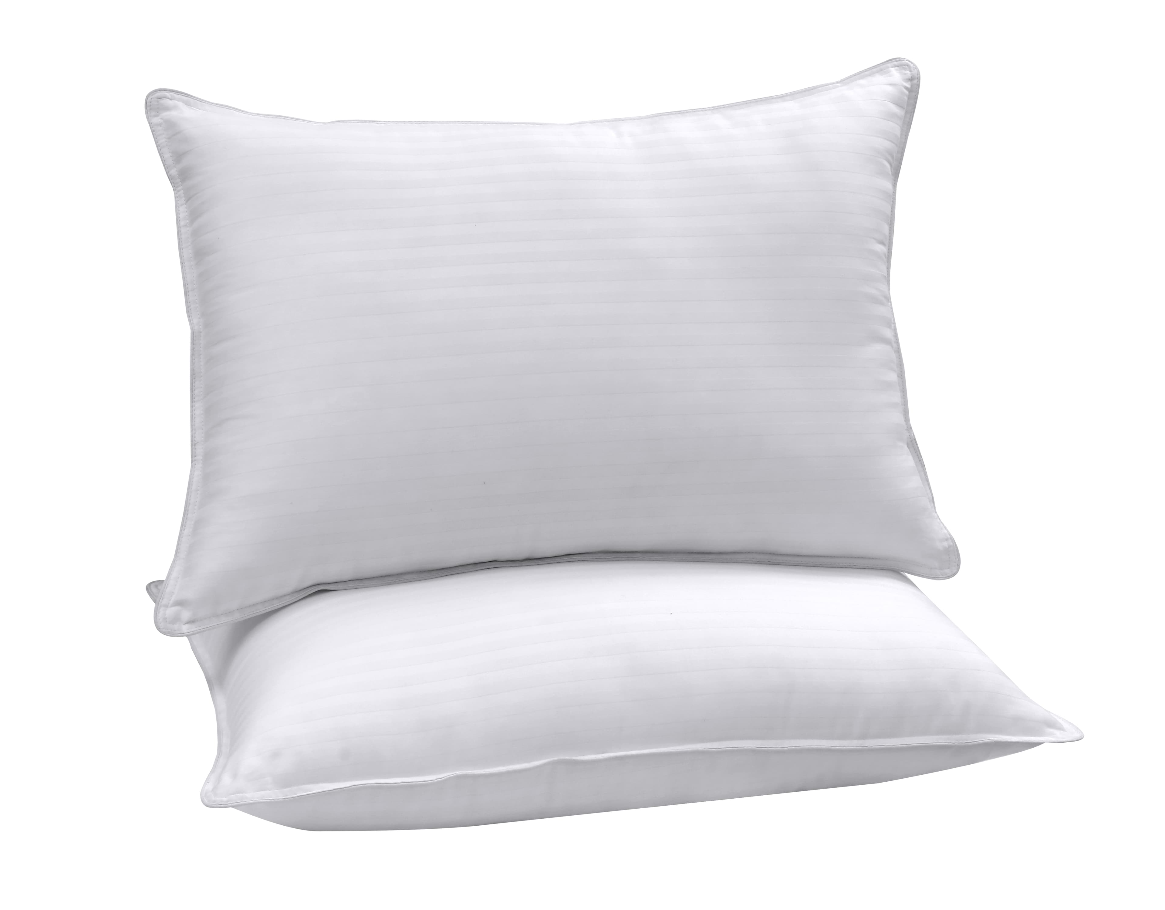Cotton Satin Stripe Bed Pillows, Set of 2 — Bedding & Home by Novastile — thumbnail 5