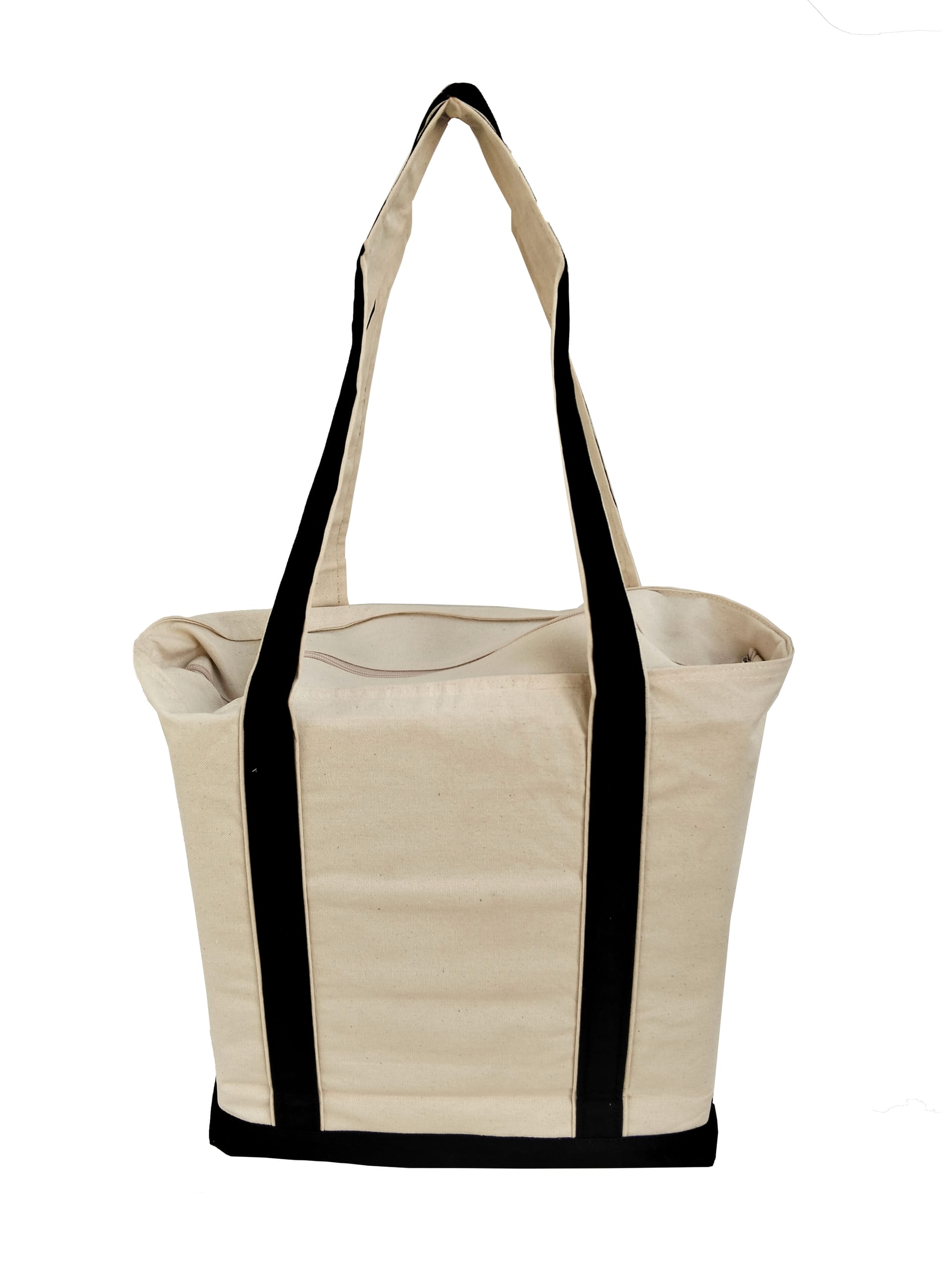 NOVASTILE Extra Large Canvas Tote Bag for Work, Travel & Shopping alternate view β Tote Bags by Novastile