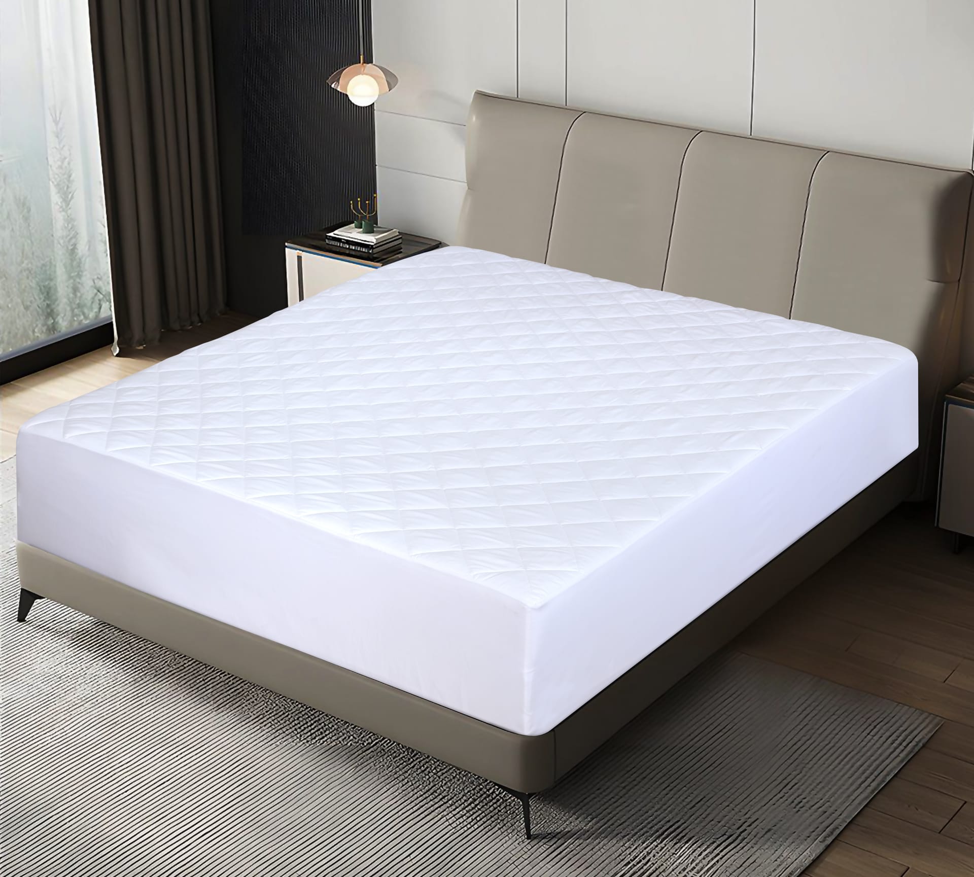 Novastile Queen Quilted Fitted Mattress Pad alternate view β Bedding & Home by Novastile