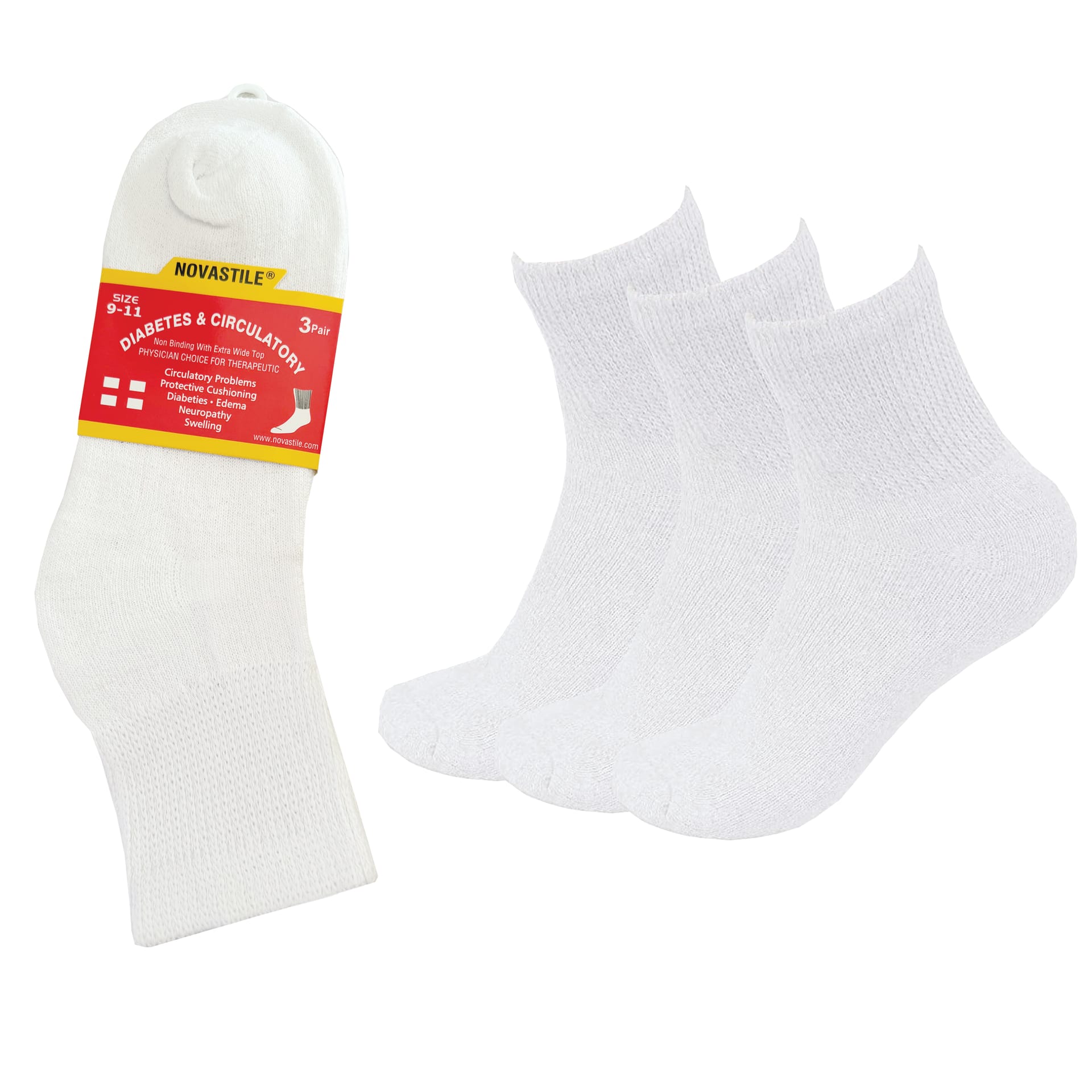 NOVASTILE Ankle Diabetic Socks for Men & Women β Socks by Novastile